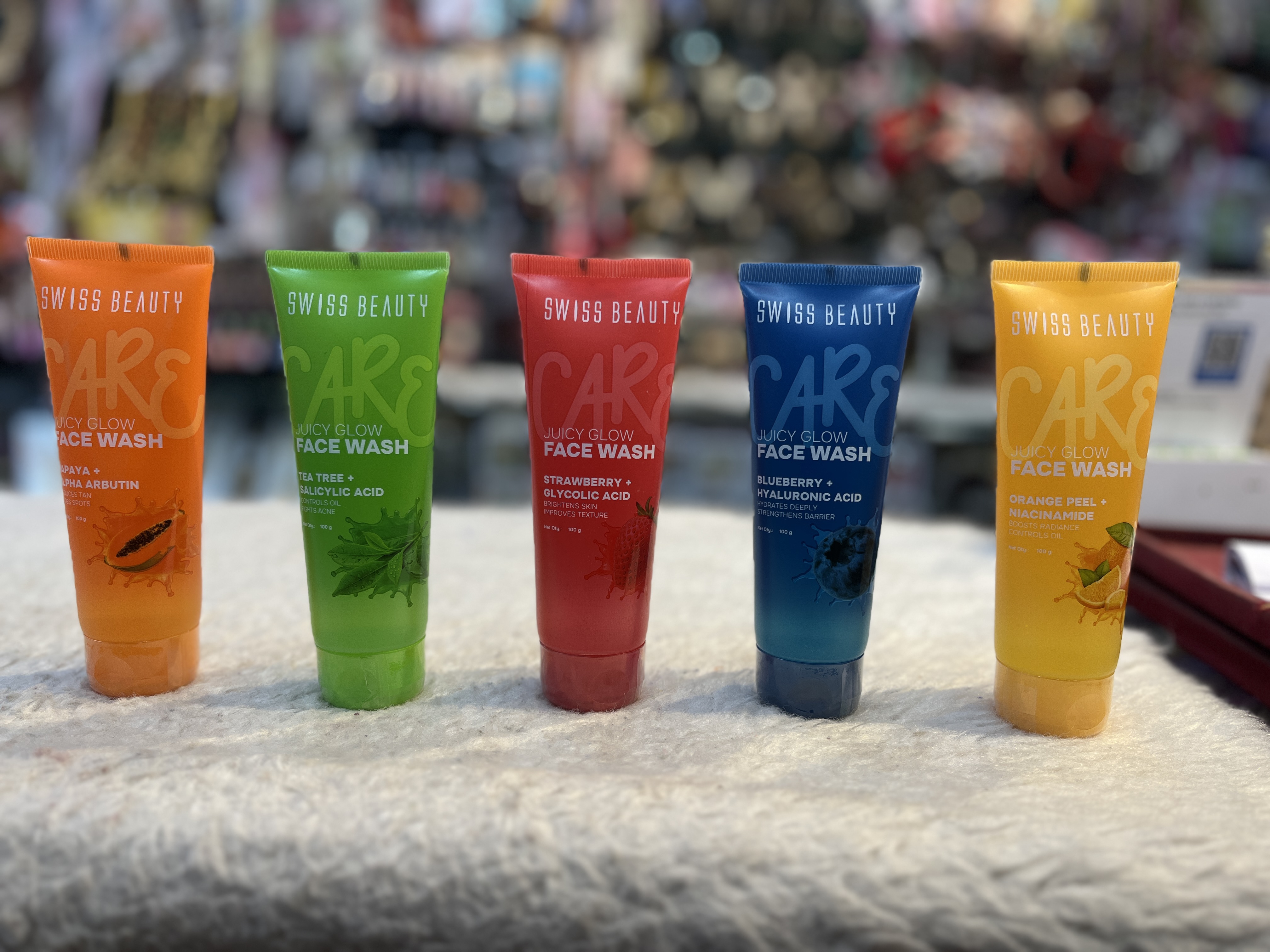 Care juicy glow face wash orange peel+niacinamide